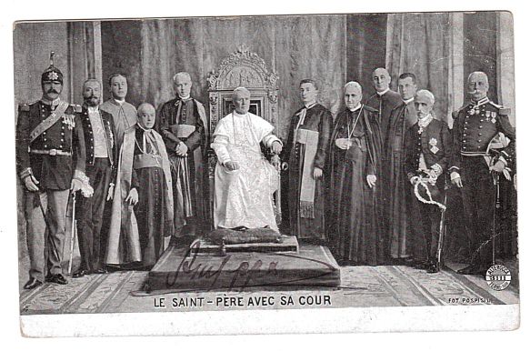 (Giuseppe Sarto, 1835-1914, of humble origins, born in Riese near Venice, Condemned Theological Modernism in his 1907 'Pascendi' encyclical, Champion of Social Reform, Reformed the Liturgy, Canonized 1954) — Sophie Dupré Autographs