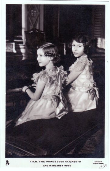 (1926-2022, Longest Serving Monarch of Great Britain) and her sister MARGARET (Rose, Princess, 1930-2002)] — Sophie Dupré Autographs
