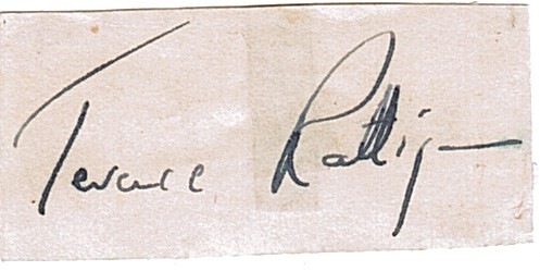 (Sir Terence, 1911-1977, Playwright) — Sophie Dupré Autographs