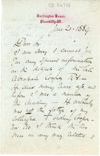 (Philip Hermogenes, 1833-1898, R.A., Painter) — Sophie Dupré Autographs