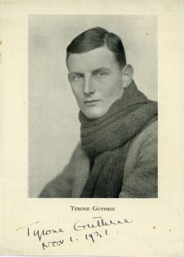 (Sir Tyrone, 1900-1971, Director & Theatre Designer) — Sophie Dupré Autographs