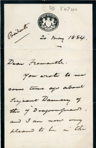 (Sir Garnet, 1833-1913, Field Marshal and C-in-C of the Army, from 1885 1st Viscount) — Sophie Dupré Autographs