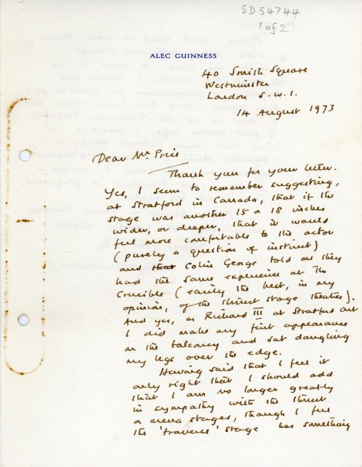 (Sir Alec, 1914-2000, Actor) — Sophie Dupré Autographs