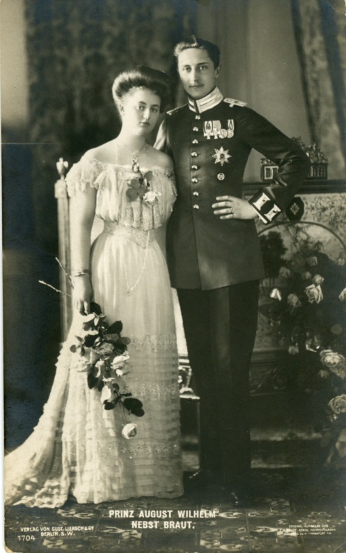 (Prince, 1887-1949, 4th son of Kaiser Wilhelm II, married his cousin Princess Alexandra Victoria of Schleswig-Holstein)] — Sophie Dupré Autographs