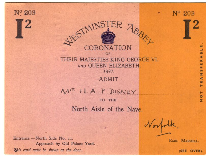(1895-1952, King of Great Britain) and ELIZABETH (1900-2002, his Queen)] — Sophie Dupré Autographs