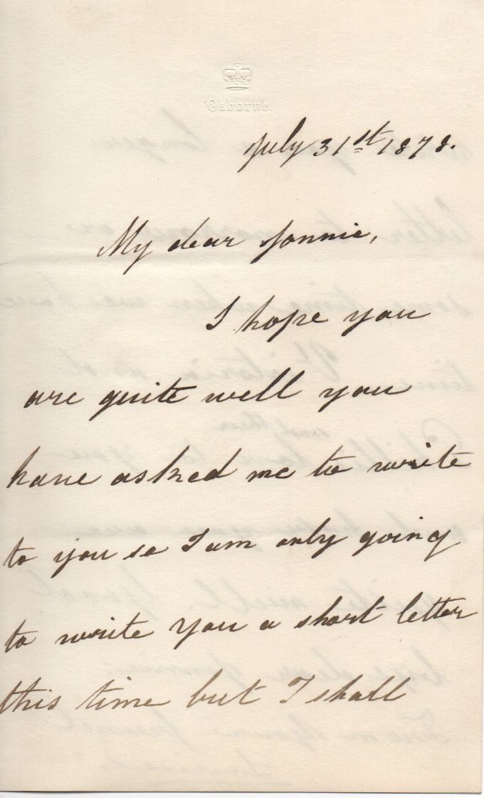 (Alexandra Dagmar, 1867-1931, Princess Royal, Duchess of Fife, Daughter of Edward VII) — Sophie Dupré Autographs
