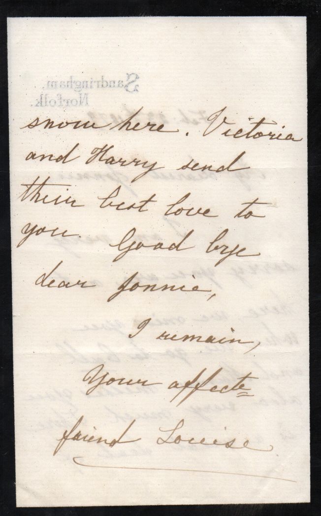 (Alexandra Dagmar, 1867-1931, Princess Royal, Duchess of Fife, Daughter of Edward VII) — Sophie Dupré Autographs