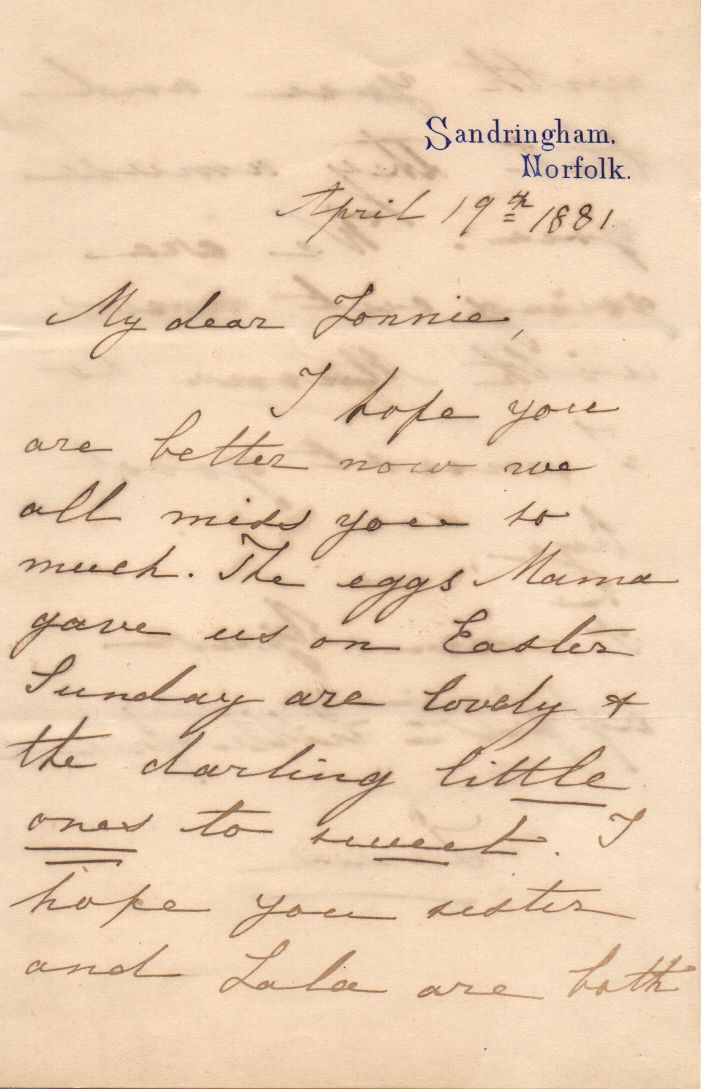 (Alexandra Dagmar, 1867-1931, Princess Royal, Duchess of Fife, Daughter of Edward VII) — Sophie Dupré Autographs
