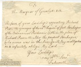 (2nd Viscount, Hugh Boscawen, 1707-1782, General) — Sophie Dupré Autographs