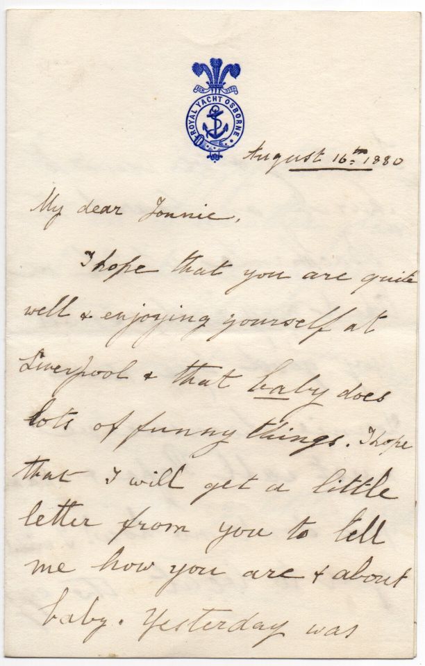(1868-1935, Princess, Daughter of Edward VII & Alexandra) — Sophie Dupré Autographs