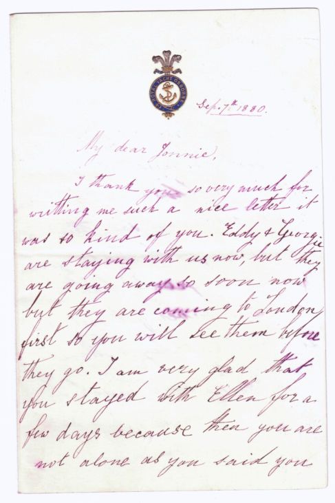 (1868-1935, Princess, Daughter of Edward VII & Alexandra) — Sophie Dupré Autographs