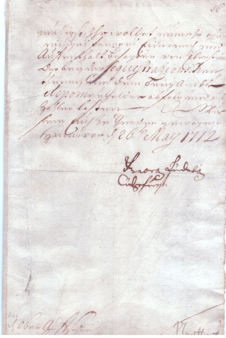 (1660-1727, King of Great Britain) — Sophie Dupré Autographs