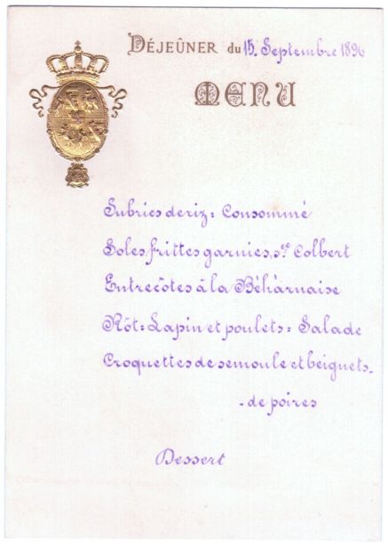(1844-1900, from 1878 King of Italy)] — Sophie Dupré Autographs