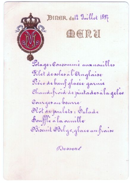 (1844-1900, from 1878 King of Italy) and his wife and cousin MARGHERITA (!851-1926, Daughter of the 1st Duke of Genoa)] — Sophie Dupré Autographs