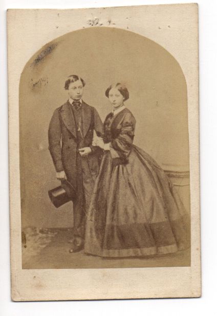 (1841-1910, King of Great Britain) & ALICE (Maud Mary, 1843-1878, Princess, Daughter of Queen Victoria, wife of Ludwig IV, Grand Duke of Hesse & mother of Alexandra Feodorovna Empress of Russia) — Sophie Dupré Autographs