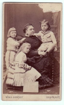 (Princess, 1833-1897, daughter of the 1st Duke of Cambridge, wife of the 1st Duke of Teck) and her children VICTORIA MARY (1867-1953, Queen of George V), ADOLPHUS (1868-1927, 2nd Duke of Teck, Marquess of Cambridge, 1917) and FRANCIS (1870-1910, served in S. Africa)] — Sophie Dupré Autographs