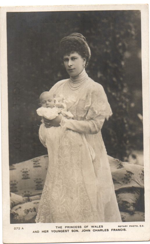 (of Teck, 1867-1953, Queen of George V) and her youngest son Prince JOHN (1905-1919)] — Sophie Dupré Autographs