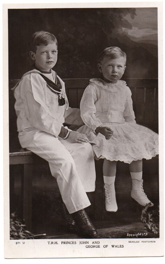 (Prince, 1905-1919, Youngest Son of George V), and his brother Prince GEORGE (1902-1942, Duke of Kent)] — Sophie Dupré Autographs