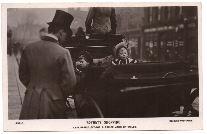 (Prince, 1905-1919, Youngest Son of George V), and his brother Prince GEORGE (1902-1942, Duke of Kent)] — Sophie Dupré Autographs