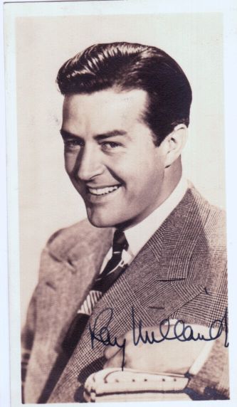 Ray (1907-1986, Welsh Actor) — Sophie Dupré Autographs
