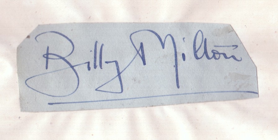 (Billy, 1905-1989, British Stage, Film, and TV Actor) — Sophie Dupré Autographs