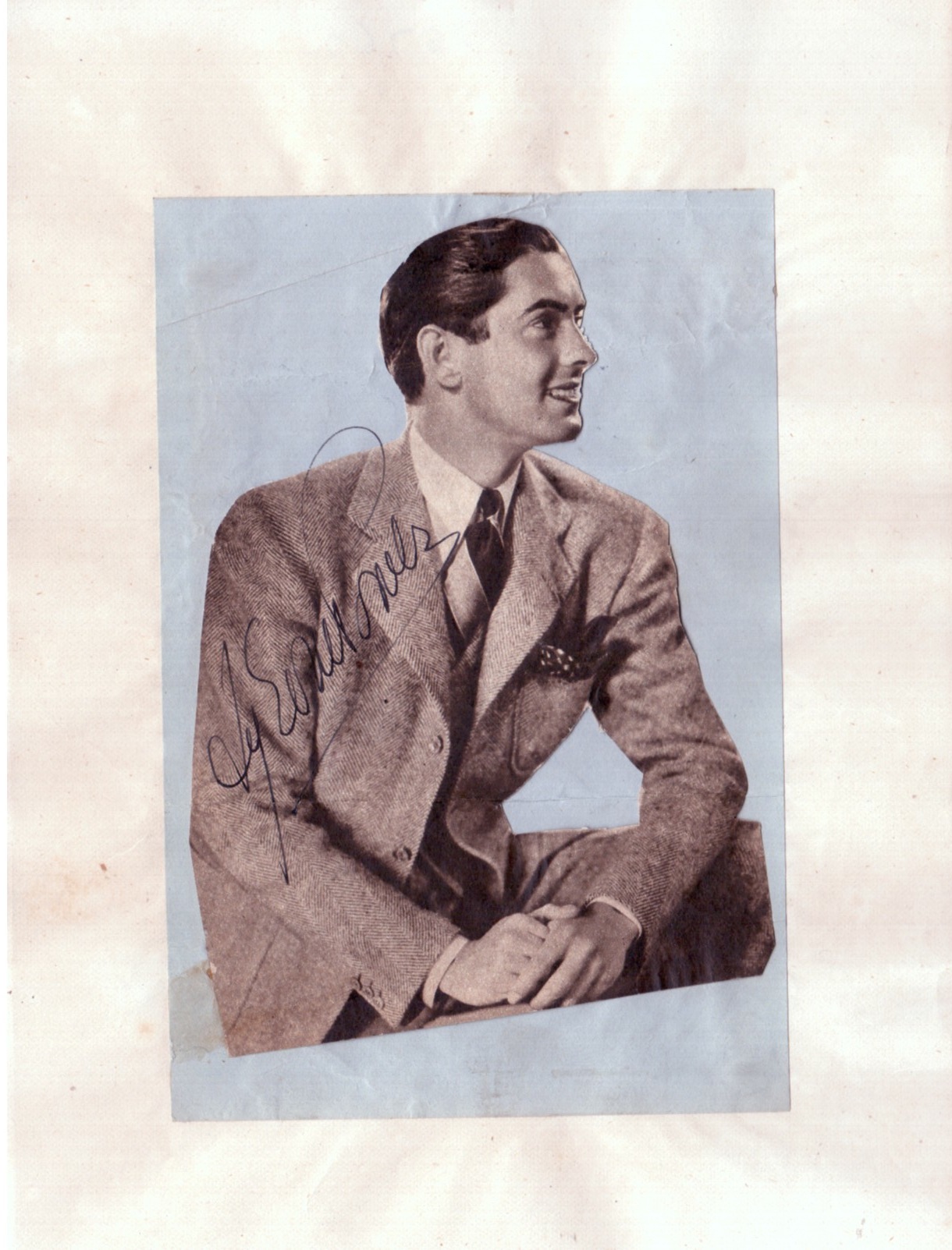(Tyrone, 1913-1958, American Leading Man) — Sophie Dupré Autographs