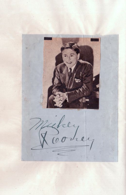 (Mickey, 1920-2014, American Actor, Vaudevillian, Comedian, Producer and Radio Personality) — Sophie Dupré Autographs