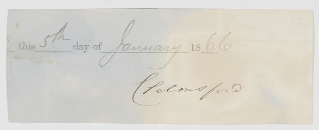 (Sir Frederick Thesiger, 1794-1878, Lord Chancellor 1858-1859 and 1866-1868, from 1858 1st Baron) — Sophie Dupré Autographs