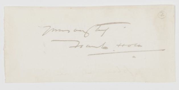 (Frank, 1845-1888, Painter, R.A.) — Sophie Dupré Autographs