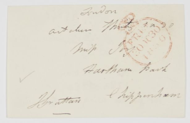 (James, 1783-1854, son of the Patriot, M.P. for County Wicklow, 1821-1841) — Sophie Dupré Autographs