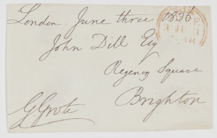 (George, 1794-1871, M.P. for the City of London 1832-1841, Philosophical Radical, Historian and Politician) — Sophie Dupré Autographs