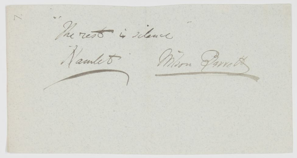 (Wilson, 1846-1904, Actor Manager) — Sophie Dupré Autographs