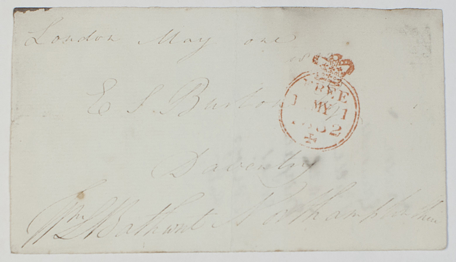 (William Lennox, 1791-1878, M.P., Joint Clerk of the Privy Council, 1830-1860, from 1866 5th Earl) — Sophie Dupré Autographs