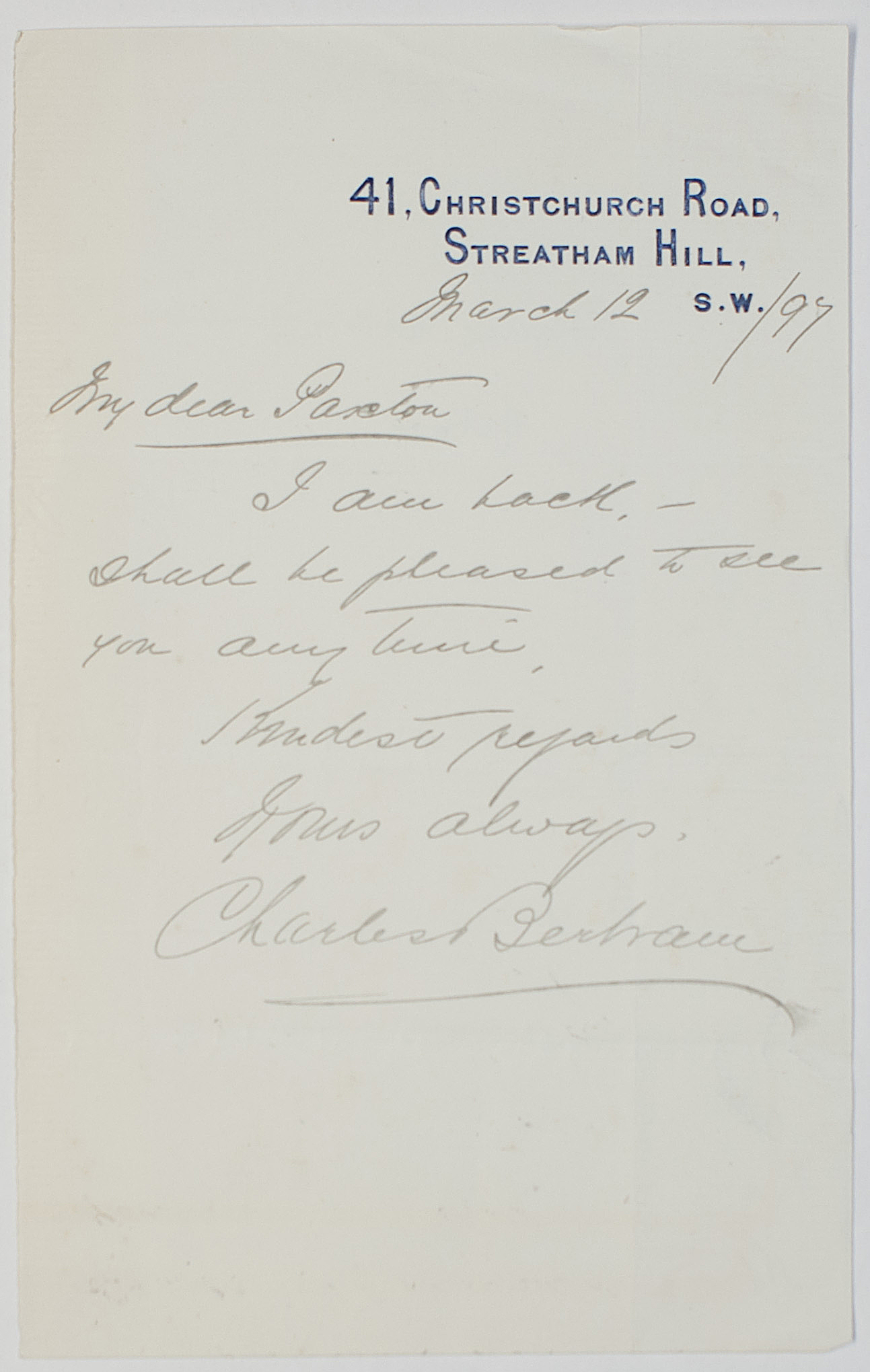 (Charles, Actor} — Sophie Dupré Autographs