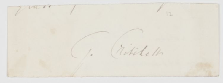 (George, 1817-1882, F.R.C.S., Surgeon to the Royal London Ophthalmic Hospital) — Sophie Dupré Autographs
