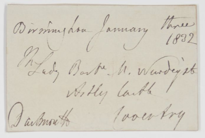 (William Legge, 1784-1853, F.R.S., F.S.A., from 1801 Viscount Lewisham, from 1810 4th Earl) — Sophie Dupré Autographs