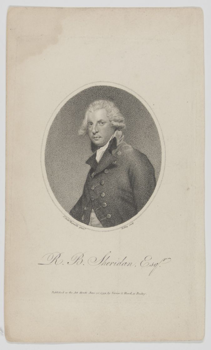 (Richard Brinsley, 1751-1816, Playwright and Statesman)] — Sophie Dupré Autographs