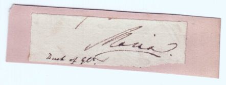 (1776-1857, last surviving daughter of George III, and wife of her cousin William Frederick, 2nd Duke of Gloucester, 1776-1834) — Sophie Dupré Autographs