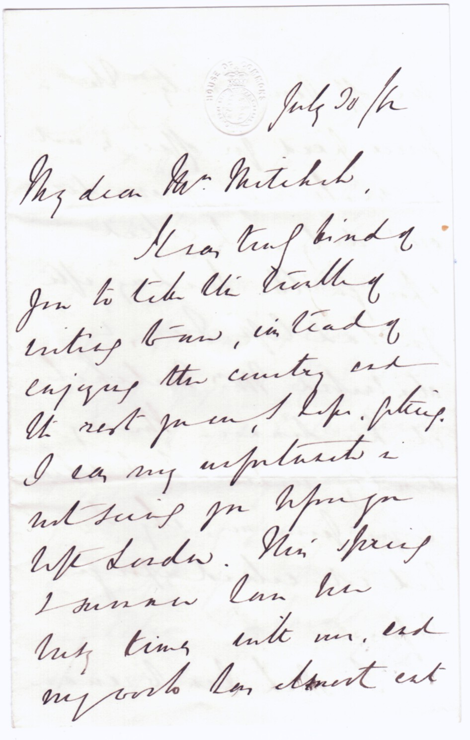 (Sir Austen Henry, 1817-1894, Archaeologist, M.P. & Diplomat, Excavator of Nineveh) — Sophie Dupré Autographs