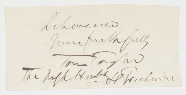 (Tom, 1817-1880, Dramatist and from 1874 Editor of 'Punch') — Sophie Dupré Autographs
