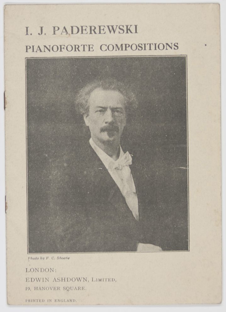 (Ignace Jan, 1860-1941, Polish Pianist and Composer, Prime Minister of Poland, 1919)] — Sophie Dupré Autographs