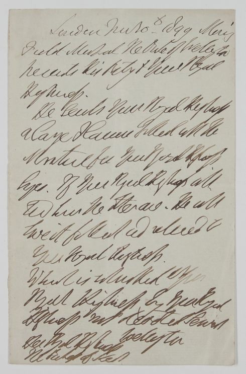(Arthur Wellesley, Duke of, 1769-1852, Field Marshal & Statesman) — Sophie Dupré Autographs