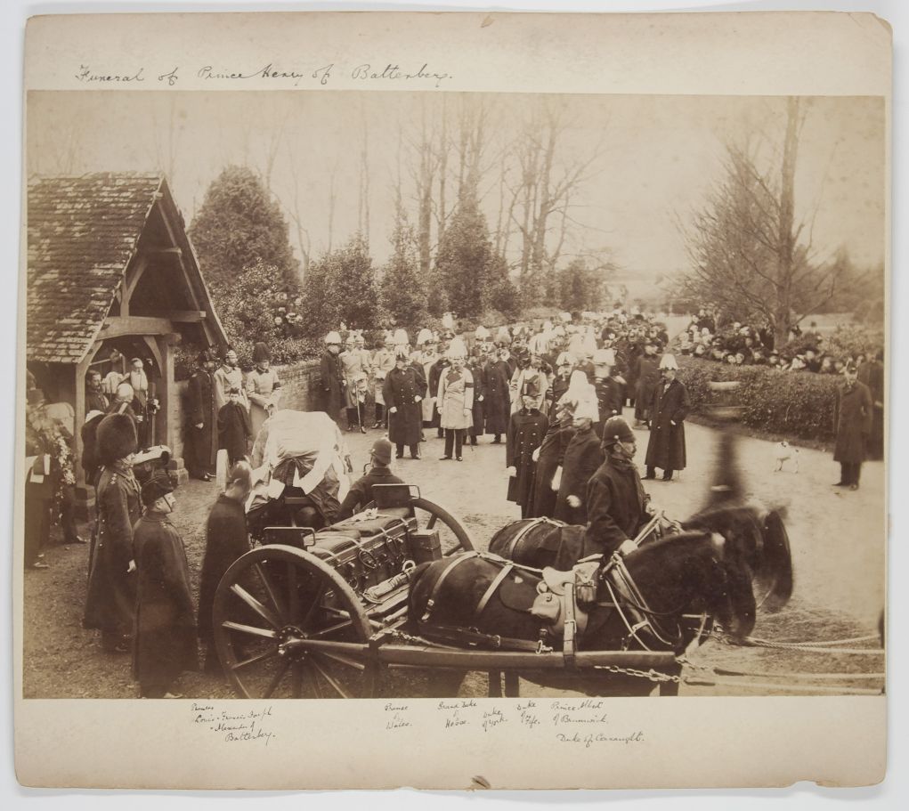 (Prince Henry Maurice, 1858-1896, Colonel, Husband of Princess Beatrice, youngest daughter of Queen Victoria, father of Ena, Queen of Spain)] — Sophie Dupré Autographs
