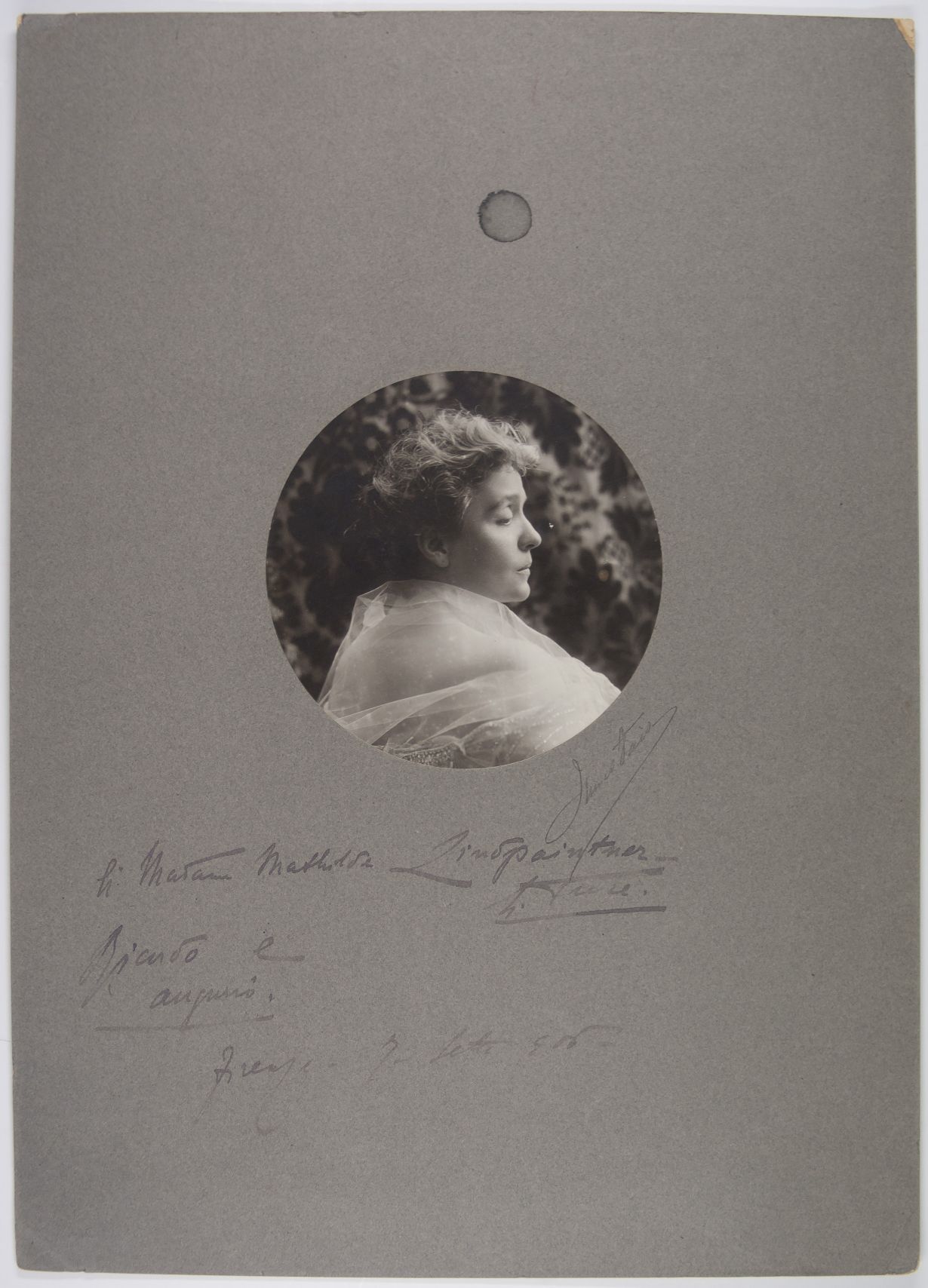 (Eleonora, 1858-1924, Italian Actress) — Sophie Dupré Autographs