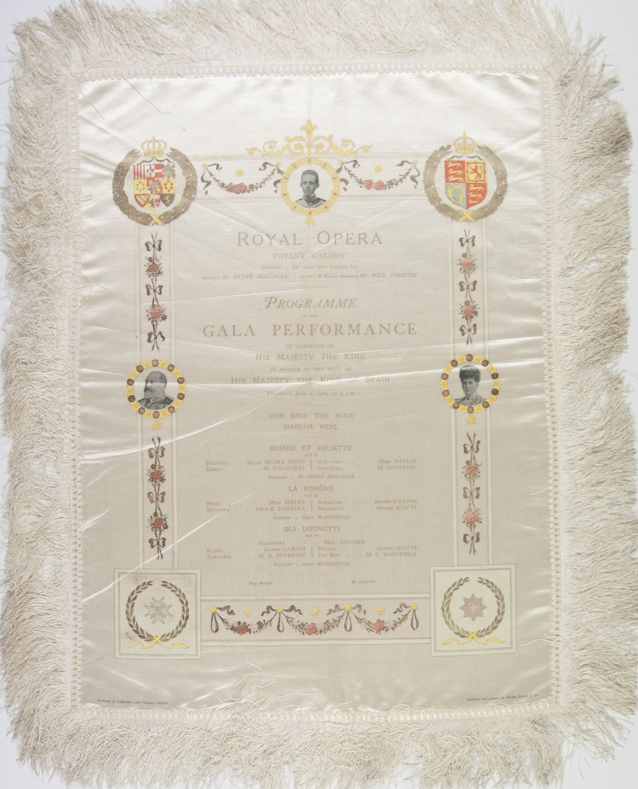 (1841-1910, King of Great Britain), ALEXANDRA (of Denmark, 1844-1925, his Queen), and ALFONSO XIII (1886-1941, King of Spain 1886-1931)] — Sophie Dupré Autographs