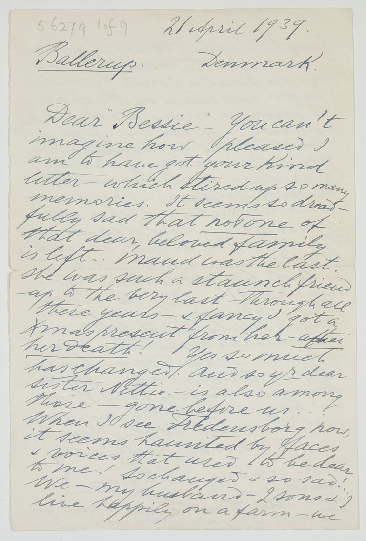 (1882-1960, younger daughter of Alexander III) and her sister XENIA (1875-1960) — Sophie Dupré Autographs