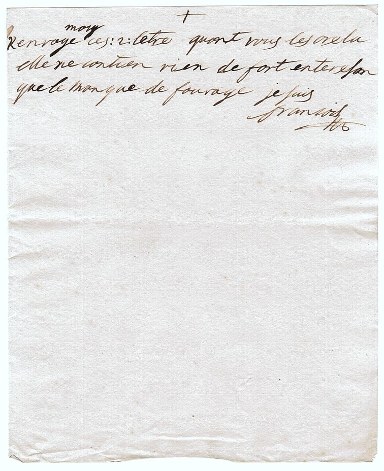 (1708-1765, Duke of Lorraine, 1729-1737, husband, 1736, of Maria Theresia of Austria, from 1737 Grand Duke of Tuscany and from 1745 Holy Roman Emperor) — Sophie Dupré Autographs