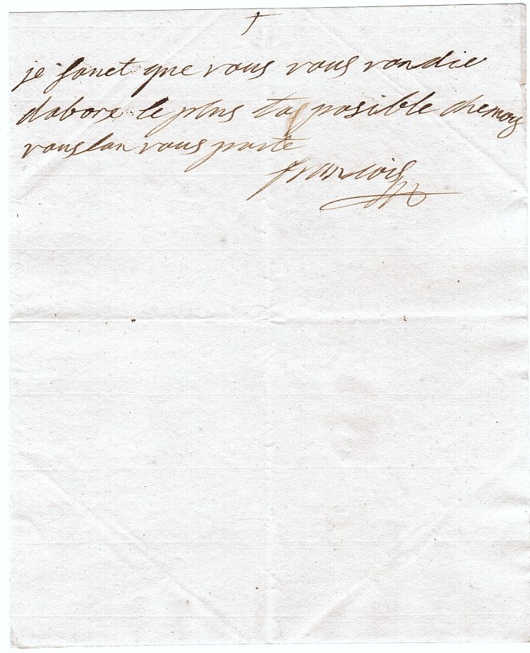 (1708-1765, Duke of Lorraine, 1729-1737, husband, 1736, of Maria Theresia of Austria, from 1737 Grand Duke of Tuscany and from 1745 Holy Roman Emperor) — Sophie Dupré Autographs