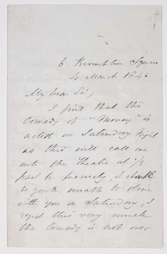 (John Baldwin, 1802-1879, Actor, Playwright & Comedian) — Sophie Dupré Autographs