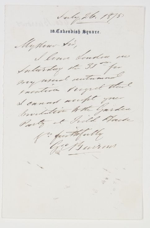 (Sir George, 1801-1887, Physician) — Sophie Dupré Autographs